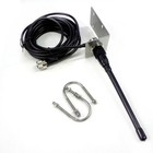 Vhf Marine Antenna 156-163mhz Rubber  Mast Aerial With 5m Rg-58 Cable For5591