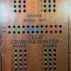Drueke Cribbage Board  Club Cribbagemaster Model 1977
