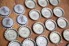 Falstaff Brewing Beer Bottle Cap Crown Puzzles Cartoons Lot Of 25 Unused Vintage