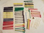 Lot Of 104 Vintage Cocktail Bar Drink Stirrers Swizzle Sticks Glass Hotels Inns 