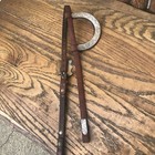 Used Customed Sterling Silver Western Leather     Harris    Headstall