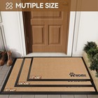Door Mat Outdoor Indoor Heavy Duty Non Slip Welcome Doormat For Entrance Floor
