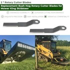 Rotary Cutter Blades  Mower King Skid Steer