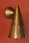 Vintage Mid Century Modern Italian Wall Sconce Handmade Pair Design Wall D  cor