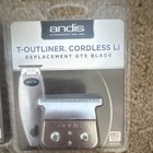 Andis T-outliner Cordless Li Gtx Blade Silver Fits Orl 04555 Set Of 2
