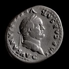 Vespasian Ar Denarius 75 Ad Rome Pax Ancient Roman Silver Coin