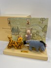 Steiff 3 Pc Winnie The Pooh Miniature Set Eeyore  Piglet  Tigger Le 183   5000