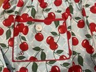New W  Tags Jessie Steele Courtney Kitchen Apron--one Size Retro Cotton Blue Red
