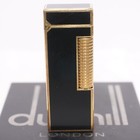 Dunhill Rollagas Lighter Gold black Lacquer_ultrasonically Cleaned_working