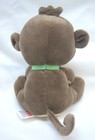 Fisher-price Baby Snugamonkey Brown Monkey W  Green Bow 6  Plush Stuffed Animal