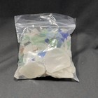 1 14 Pound Of Sea Glass 246 Pieces Chips Greens Blues Whites Small Medium Large