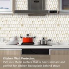 Vamos Tile Long Hexagon Peel And Stick Tile Backsplash - 10 Sheets Stick On Back