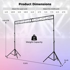 Portable Lighting Truss System W 2 Folding Tripods  12 Mounting Points For Bands