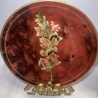 Vintage  Decorative-set Of Two Oriental Art Accent Plates