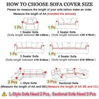 Thick Sofa Cover For Living Room Elastic Jacquard 1 2 3 4 Seater Couch Covers