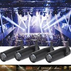 8x Disco Ball Pin Spot Light White Led Stage Lighting Beam Spotlight Club Party
