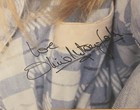 Olivia Newton-john Warm And Tender 1989 Us Geffen Autographed Promo Poster Vg 