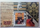 12 Pc Handmade Vintage Img Halloween Folio Ephemera Holder  Die Cuts 8  Witch