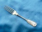 Lot Of 4 Coin Silver Forks 2 Dinner 2 Salad mixed Makers Mono 191 Gr