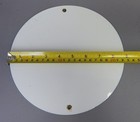Vintage Bell System Public Telephone Round Porcelain Sign 9 