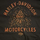 Harley-davidson Motorcycles Graphic Black T-shirt Regular Size L Made India