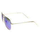 Aviator Sunglasses Vintage Mirror Lens New Men Women Fashion Frame Retro Pilot