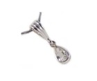 19thc Antique White Topaz   Pendant  Medieval German Saxon Kings Travel Amulet