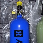 2- Hk Army Paintball Aluminum Hpa Tank W regulator - 48 3000 - Olive Blue Tanks