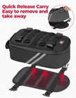 Kemimoto Motorcycle Tail Bag Tool Roll Bag Quick Release 6l Universal Dual