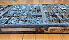 Vintage Printer Type Case Full Letterpress Type Medium  Gothic Font Drawer