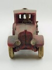 Vintage Arcade Cast Iron International Red Baby Dump Truck