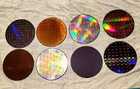 8 Pc Lot Ic Chip Semiconductor Silicon 200mm 8  Wafers Lithography Design   zza