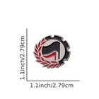 Antifa Enamel Pin Hat Lapel Anti-racist Badge Brooch Anti-fascist Left-wing