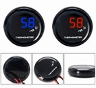 22mm Red blue Water Temp Gauge Digital Led Temperature Motorcycle Auto Meter