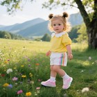 Toddler Girls Light Up Shoes Breathable Lightweight Mesh Non-slip Running Sne   