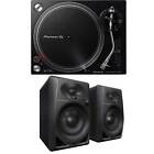 Pioneer Plx-500 Direct Drive Turntable   Dm-40d-bt 4  Desktop Monitor System    