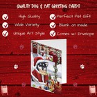 Dear Santa Mailbox Christmas Letter Alaskan Malamute Dog Greeting Cards - Ado   