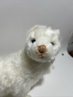 New Hansa 9    Tall 18    Long White Plush Floppy Black Eyed Realistic Animal Rodent