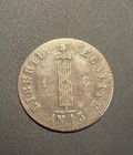 1846 Haiti Un Centime An 43 Coin See Photos 