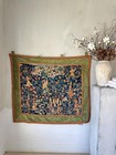53x45 Vintage Old French Flemish Tapestry Wall Hanging Art Castle Castlecore Sh