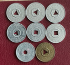 Vintage Louisiana  Mississippi And Oklahoma Tax Tokens