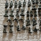 Vintage Marx 45mm Gi Plastic Wwii Army Toy Soldiers Lot Multiple Poses Rare Vgc