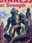 Guinness Beer Metal Sign - Guinness For Strength Retro Vintage 1950   s Robot