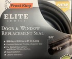 Frost King Door   Window Replacement Seal 3 8  Dia  X 81 Inches Long T81bk