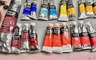 Large Lot Of 41 New Tubes  Winsor   Newtonprofessional Water-mixable Oil Paint