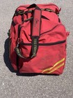 Casco Extra Large Red Canvas Firefighter Turnout Bag W  Strap And Handle