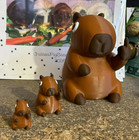 New 3d Fat Mini Printed Pointing Middle Finger Capybara Joke Decoration Gag Gift