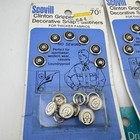 Lot Of 3 Packs - Vintage Western Snap Buttons Pearl   Horseshoe Dritz   Scovill