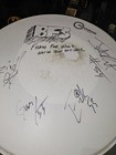Autographed Bowling For Soup Drum Head - Fishin  For Woos World Tour  2011-2012 