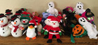 Lot Of 45 Ty  Beanie Babies Lot Of Holiday Beanies